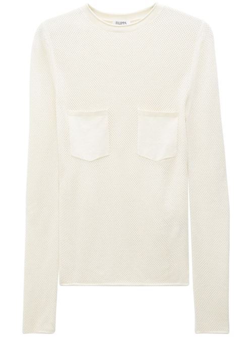 Chalk white Eco top FILIPPA K | 303479932